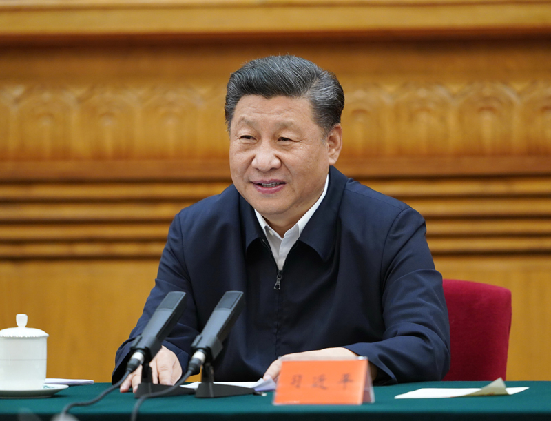 7月21日，中共中央總書記、國(guó)家主席、中央軍委主席習(xí)近平在京主持召開企業(yè)家座談會(huì)并發(fā)表重要講話。新華社記者 岳月偉 攝